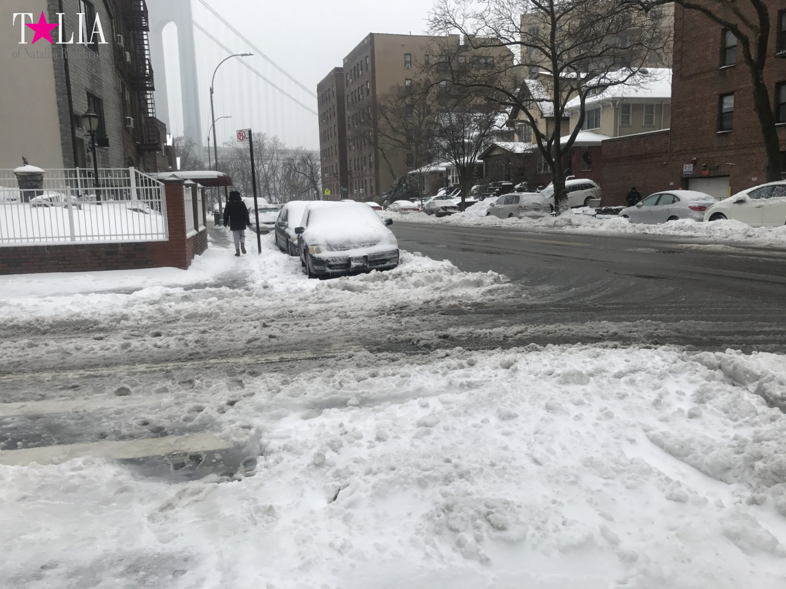 Snow Storm "Stella" on March 14, 2017 in New York